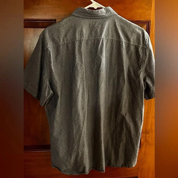 American Eagle Men’s slim fit button up size large blue and white - Picture 3 of 4